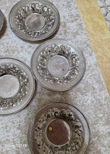 gümüş çay seti - Görsel 10