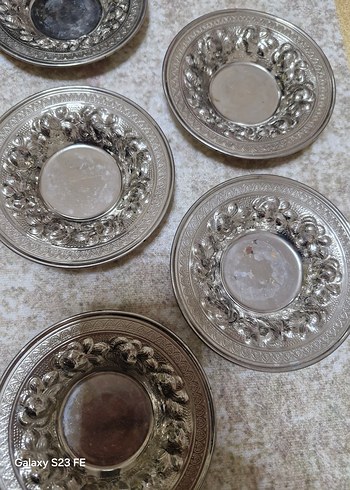 gümüş çay seti - Görsel 11