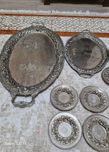 gümüş çay seti - Görsel 2