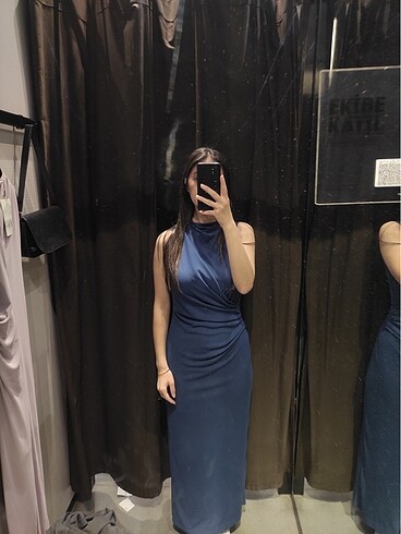 38 Beden Zara drapeli elbise