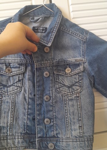 LC Waikiki Düğmeli erkek cocuk Mavi Denim Ceket
