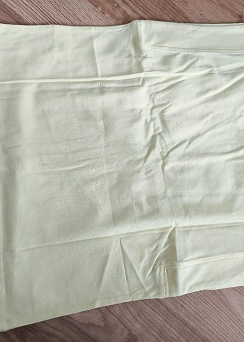 kolsuz limon sarısı tişört - Görsel 3