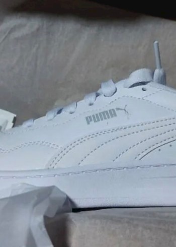 Puma Beyaz Bağcıklı Kadın Spor Ayakkabı - Görsel 2