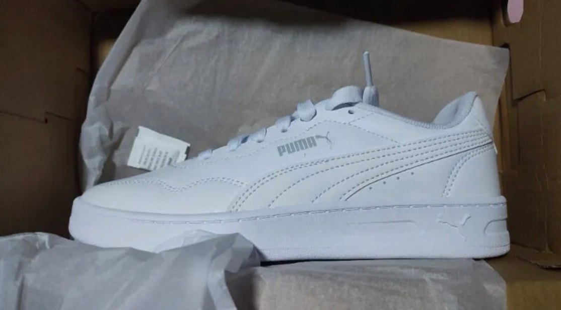 Puma Beyaz Bağcıklı Kadın Spor Ayakkabı - Görsel 2