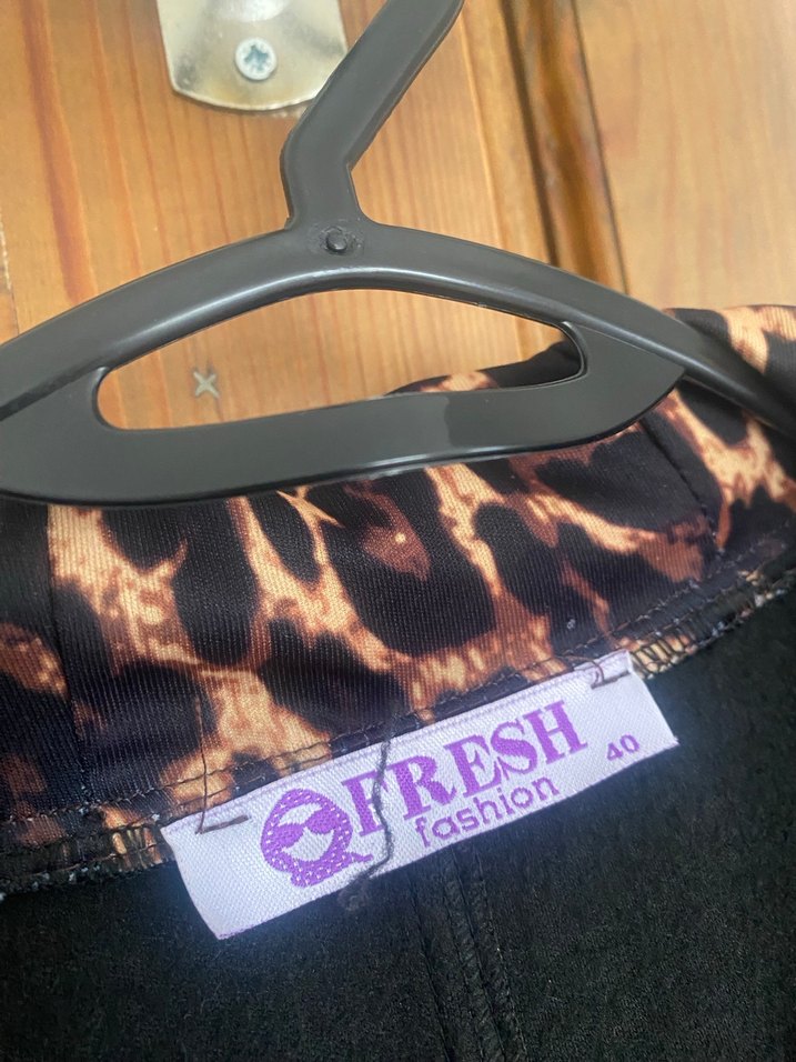 Kahverengi Deri Uzun Kadın Ceket - Görsel 3