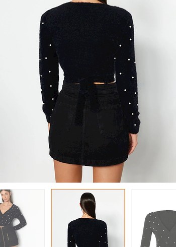 İnci Taşlı bluz - Görsel 3