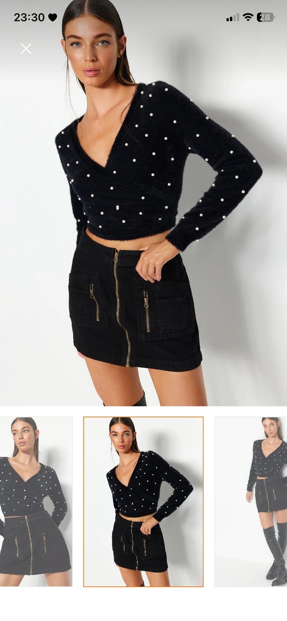 İnci Taşlı bluz - Görsel 2