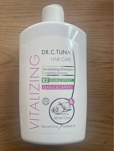 Farmasi sarımsaklı şampuan büyük boy 500 ml