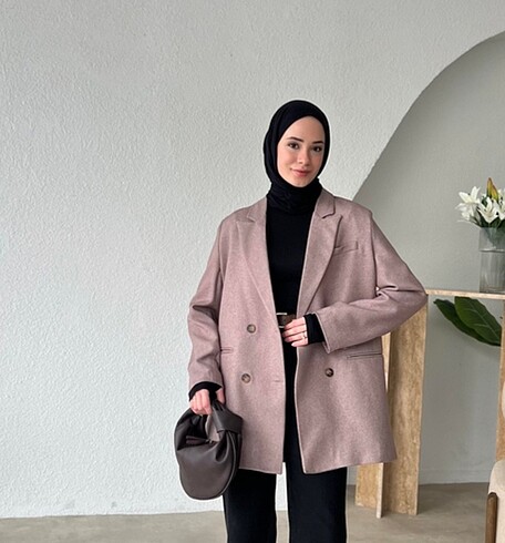 Moda aksa blazer ceket