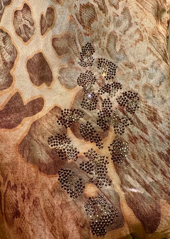 Leopar desenli plaj pantolon - Görsel 4