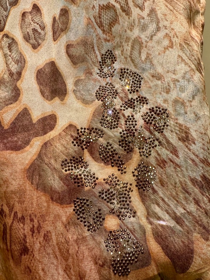 Leopar desenli plaj pantolon - Görsel 4