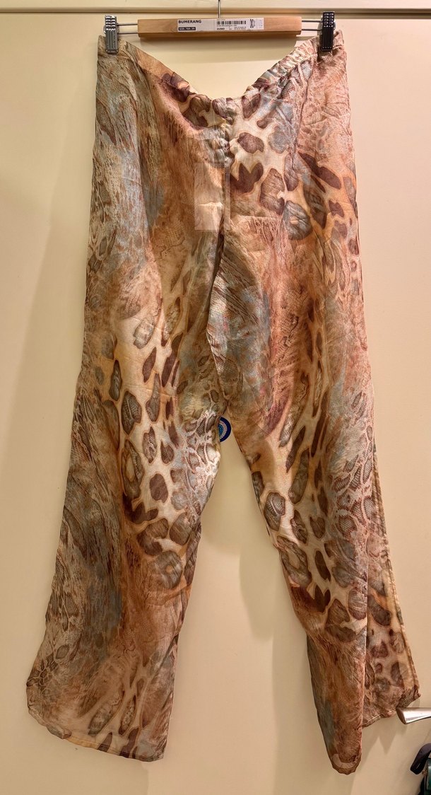 Leopar desenli plaj pantolon - Görsel 2