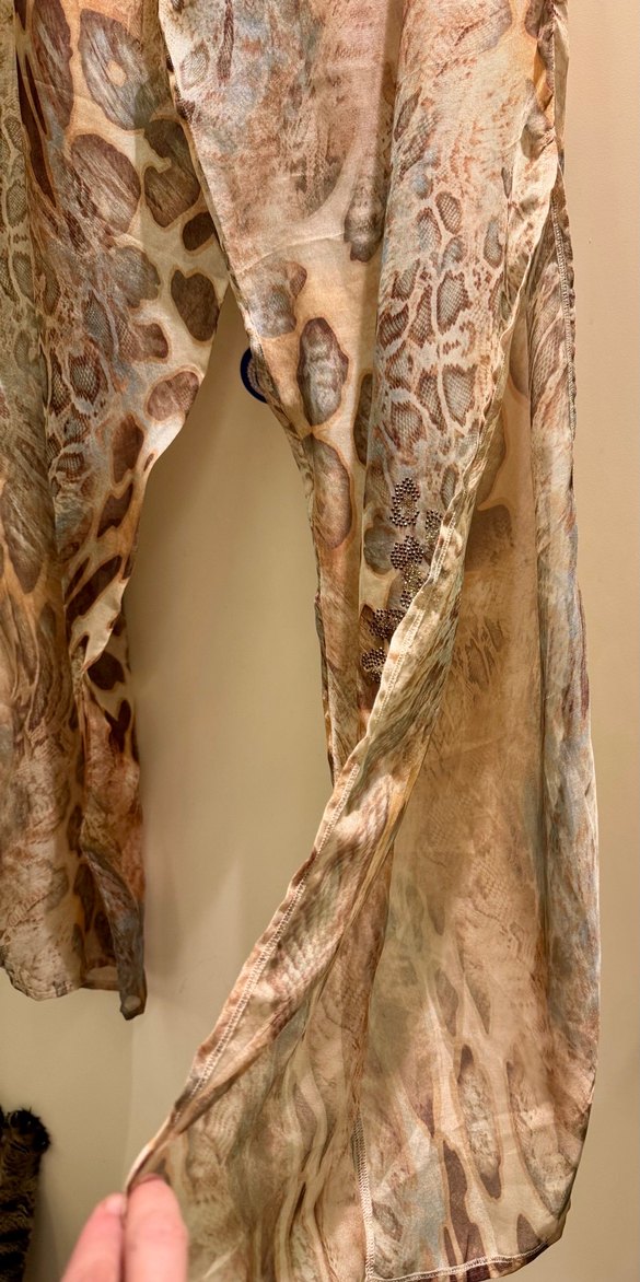 Leopar desenli plaj pantolon - Görsel 3