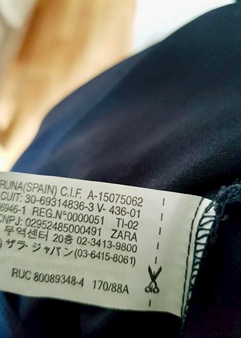 Zara Lacivert Tulum - Görsel 8