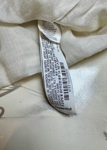 Zara Zara Bej Krem Nakışlı Boncuk İşlemeli Ceket