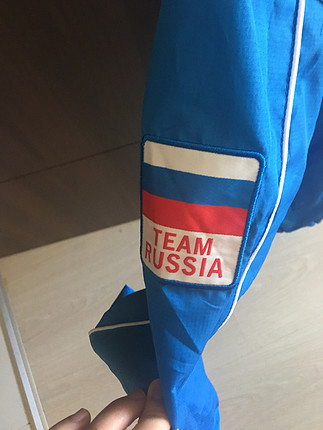 m Beden mavi Renk Russia bayraklı eşofman takımı