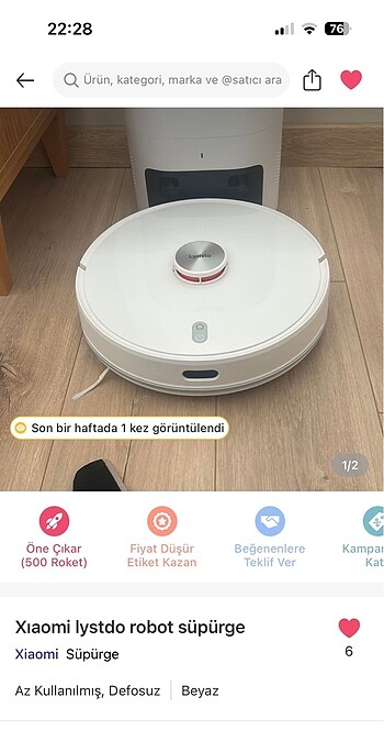 Xıoamı robot süpürge