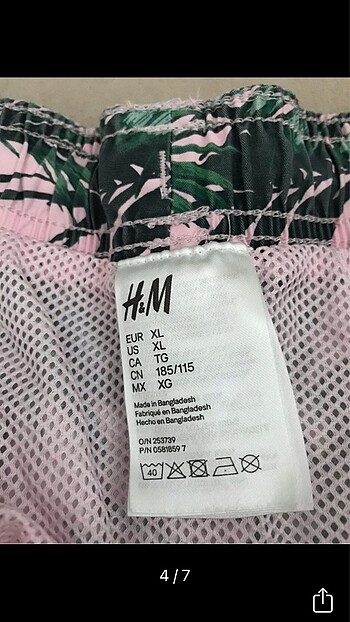 xl Beden çeşitli Renk H&M bay bayan mayo şort