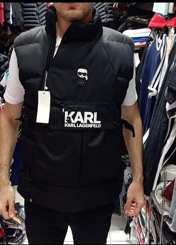 Karl Lagerfeld Karl çelik yelek modeli
