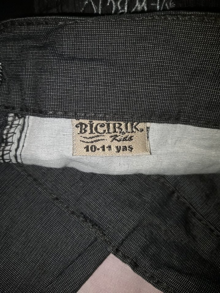 Gri Erkek Çocuk Regular Fit Kot Pantolon - Görsel 4