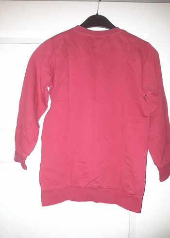 Erkek  Çocuk Kırmızı Baskılı Sweatshirt - Görsel 2