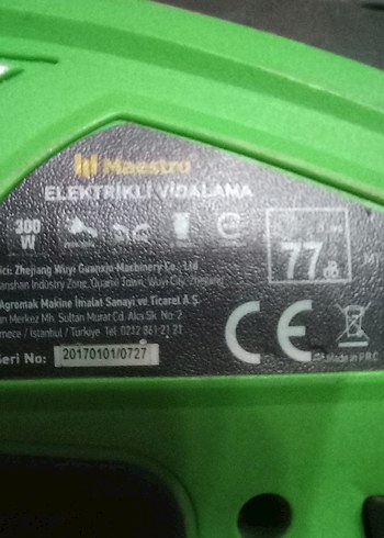 Yeşil Maestro Elektrikli Vidalama - Görsel 4