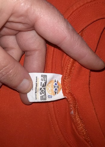 Turuncu Baskılı Erkek Çocuk Sweatshirt - Görsel 4