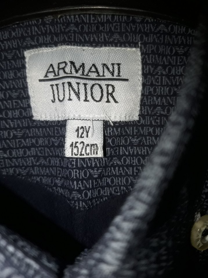 Erkek Çocuk Lacivert Denim Uzun Kollu Gömlek - Görsel 3