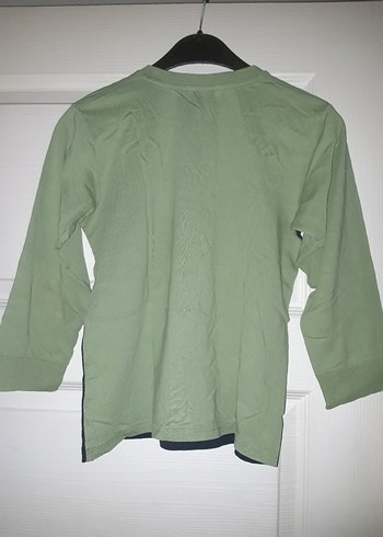 Erkek Çocuk Yeşil Baskılı Sweatshirt - Görsel 2