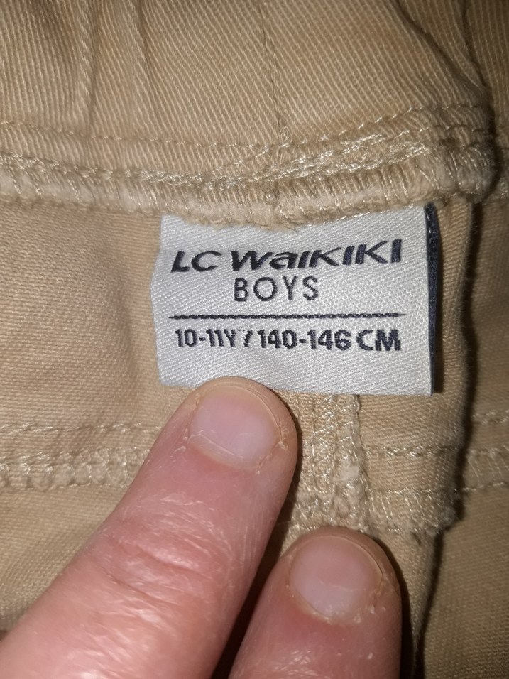 Bej Erkek çocuk  Kumaş Pantolon - Görsel 4