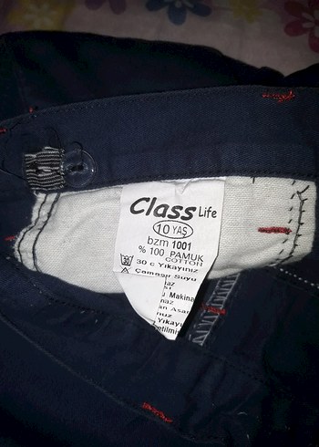 Lacivert Desenli Erkek Çocuk Denim Pantolon - Görsel 4