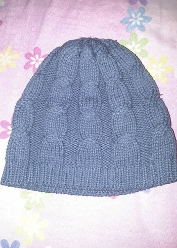 Gri Örgü Erkek çocuk Bere - Görsel 2