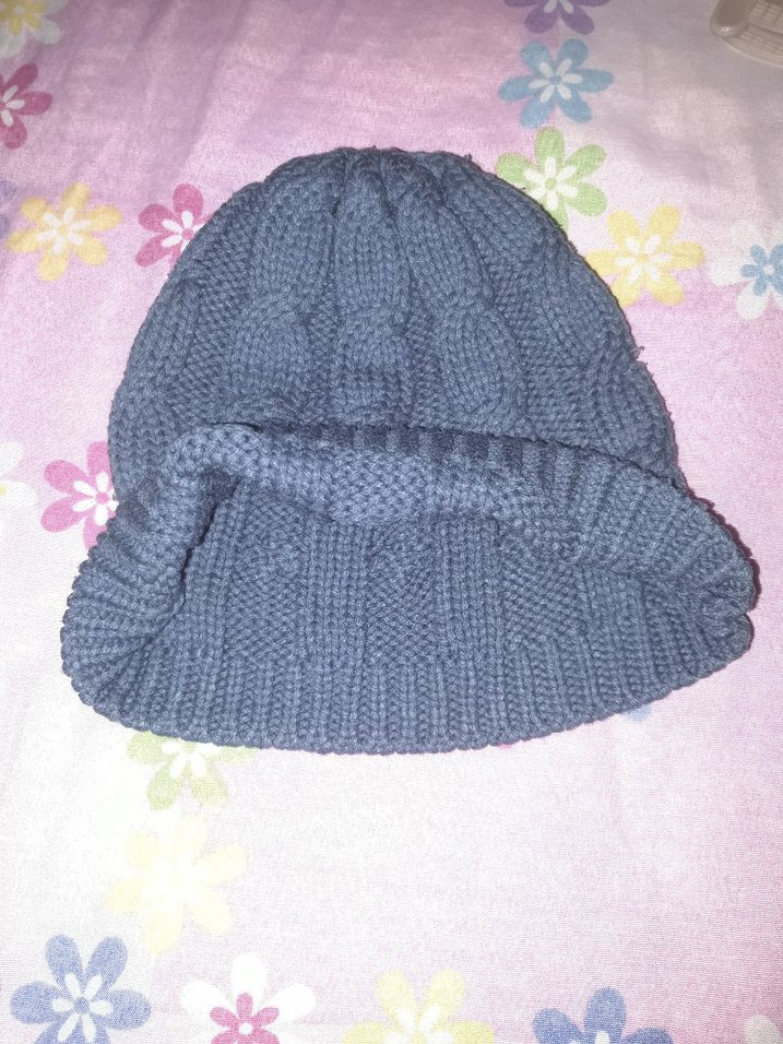 Gri Örgü Erkek çocuk  Bere - Görsel 3