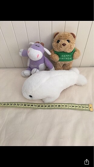 3 peluş oyuncak 20 TL !!!