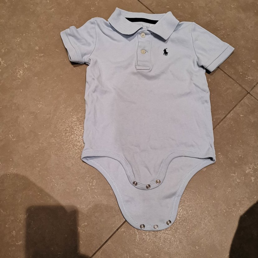 Kısa Kollu Yakalı Bebek Çıtçıtlı Body - Görsel 3