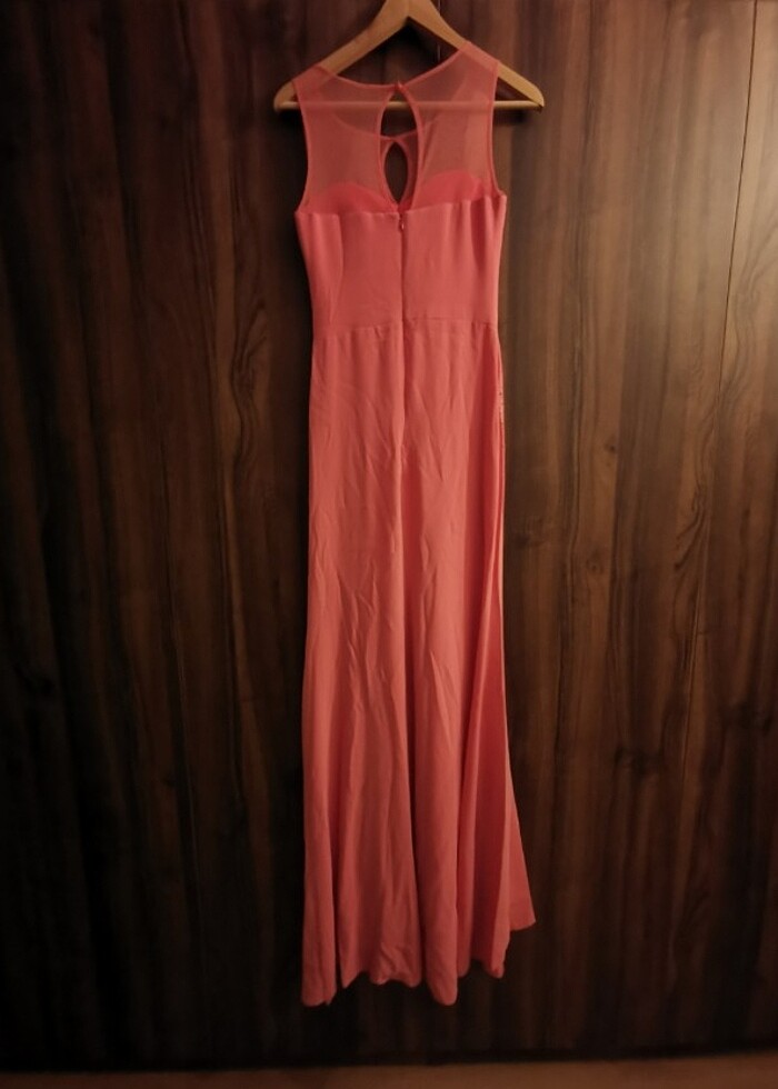 Pembe nişan elbisesi - Görsel 2