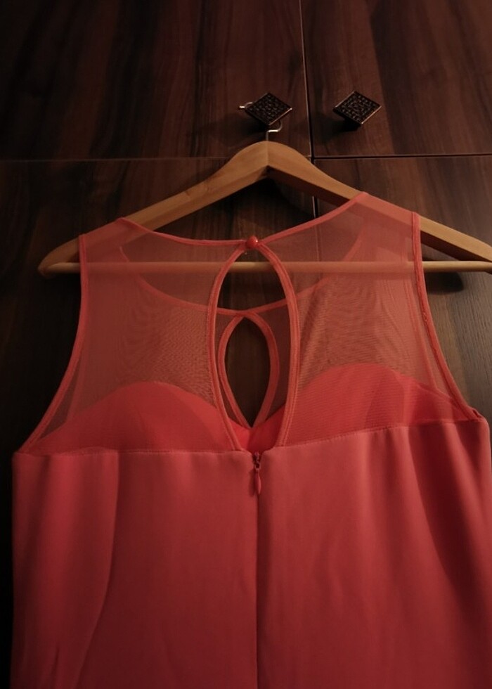 Pembe nişan elbisesi - Görsel 4