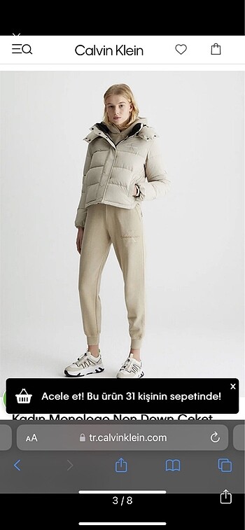 m Beden Calvin klein mont