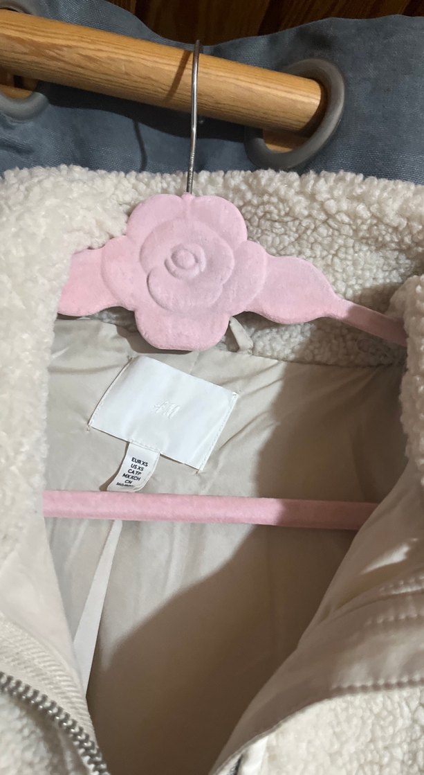 Bej Peluş Kadın Uzun Kollu Ceket - Görsel 5