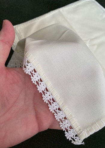 7 adet ceyizlik dantel pecete - Görsel 2