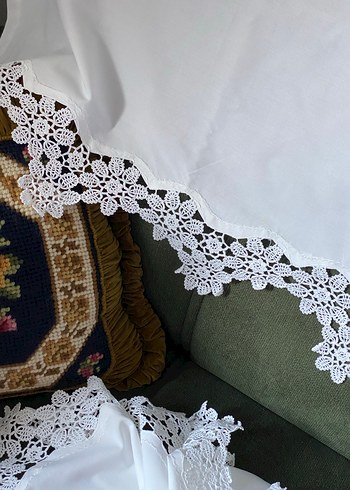 Sifir sedir takimi yada perde iki parca dantel - Görsel 2