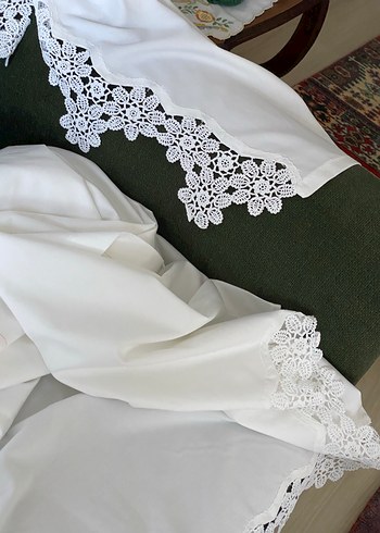 Sifir sedir takimi yada perde iki parca dantel - Görsel 9