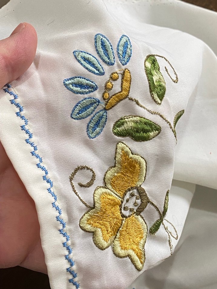 Nakışlı Beyaz Bohem runner - Görsel 3