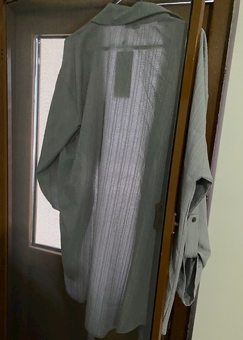 Gri Uzun Kollu Gömlek etiketli - Görsel 6