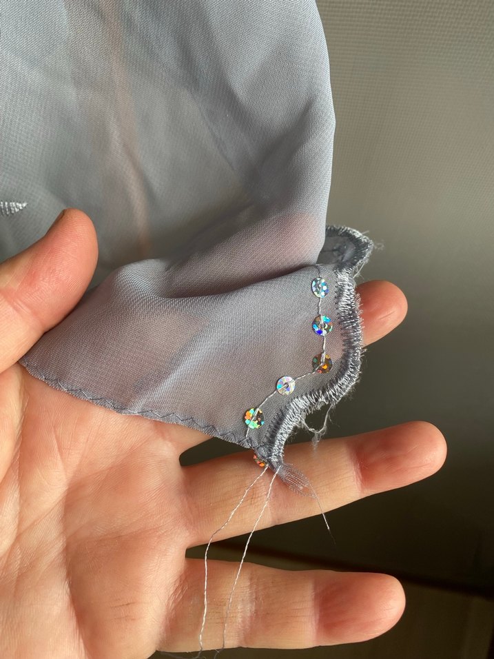 Gri  Bohem Kadın Şal - Görsel 3