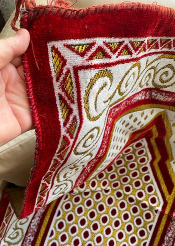 Bordo Nakışlı hediyelik seccade - Görsel 2