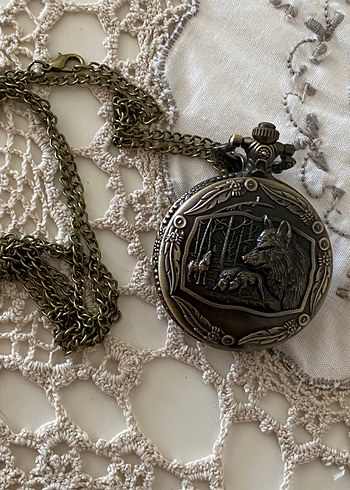 Vintage Altın Renkli Bohem Cep Saati sifir - Görsel 4