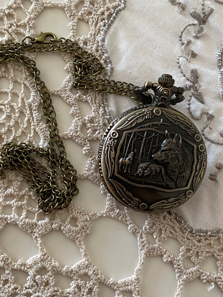 Vintage Altın Renkli Bohem Cep Saati sifir - Görsel 4