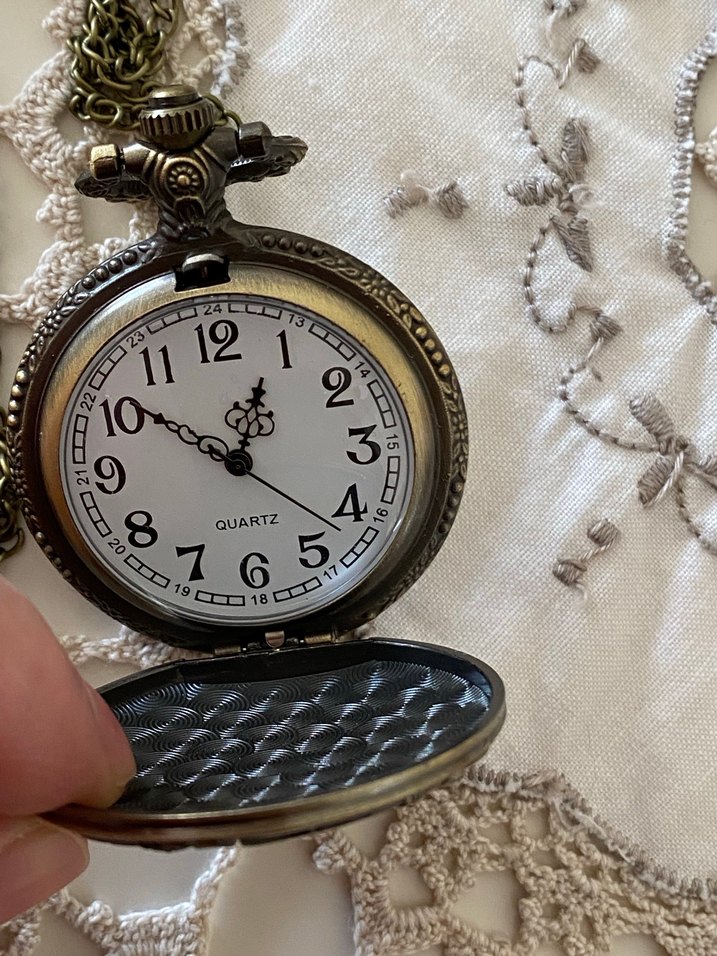 Vintage Altın Renkli Bohem Cep Saati sifir - Görsel 2