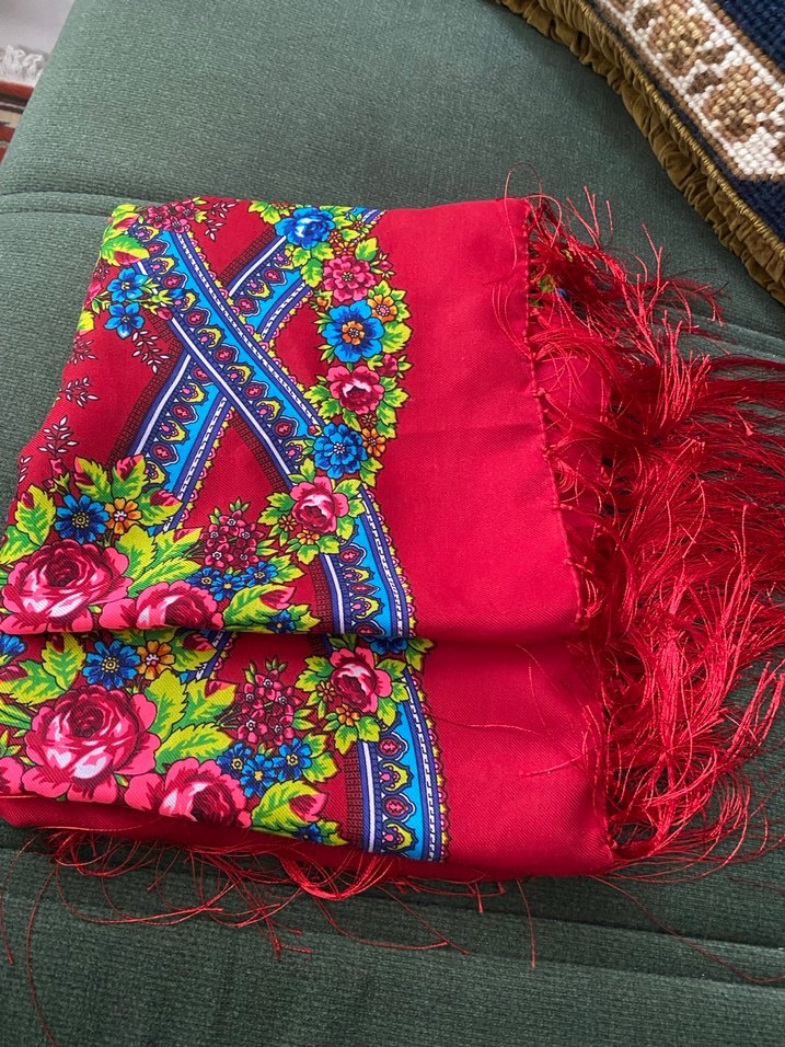 Renkli Püsküllü Kadın Şal sifir - Görsel 5